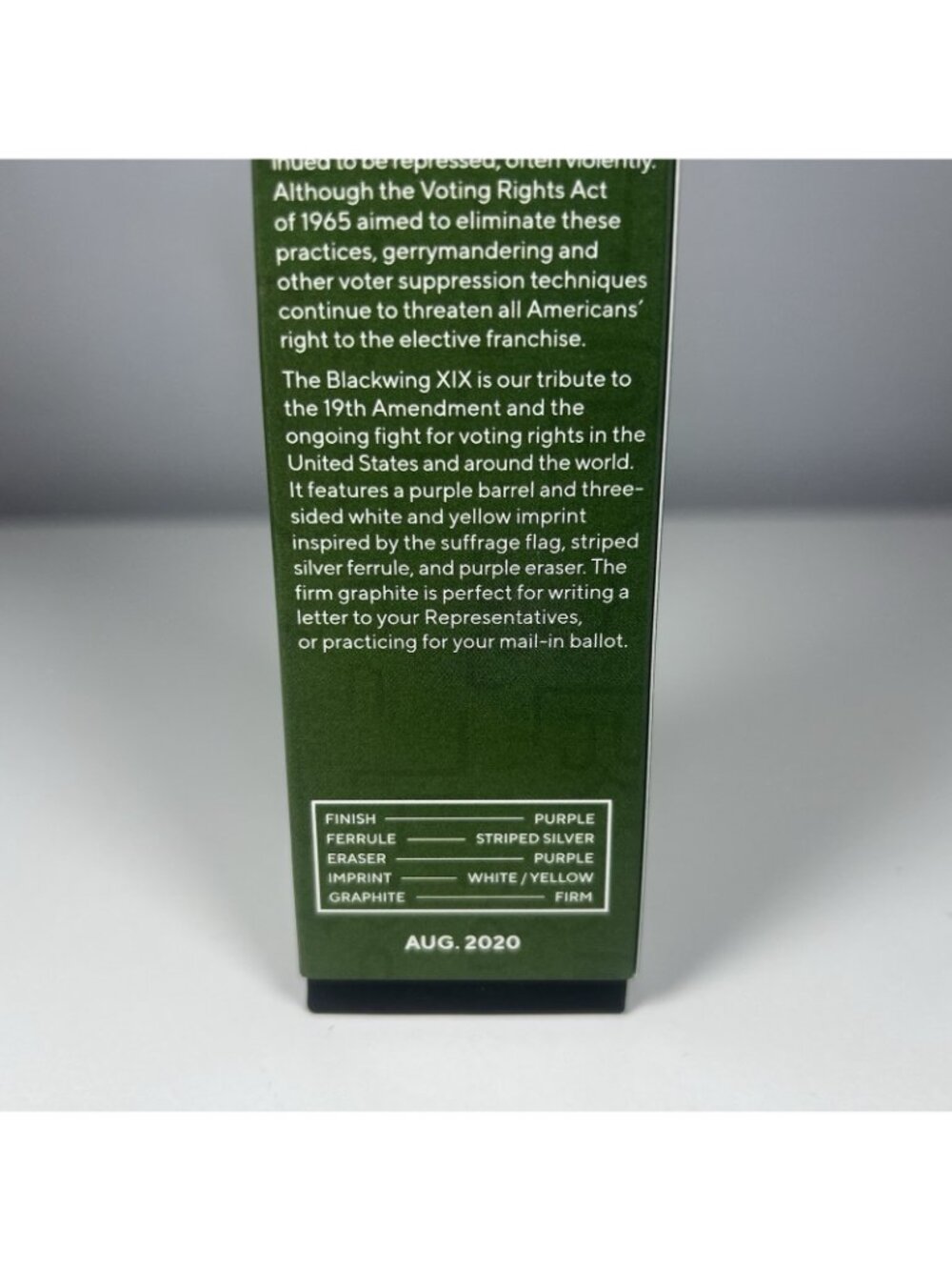 Blackwing Vol XIX 19th Amendment Pencils Complete Set 12 August 2020 Limited - Picture 7 of 10